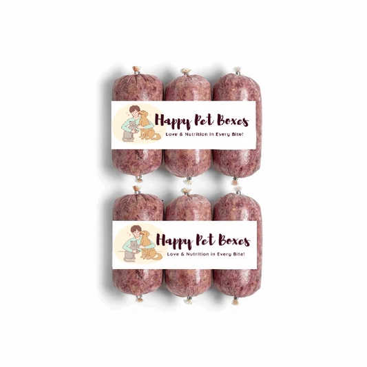 Dog Food Frozen BEEF (OX) HEART & CHICKEN MINCE 40x500g Chubs (20kg Box)